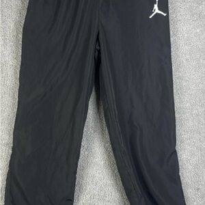 Jordan Kids Black Joggers with White Logo